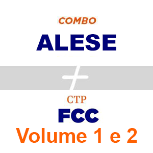COMBO ALESE + CTP FCC VOLUME 1 e 2  - Raciocínio Lógico Matemático