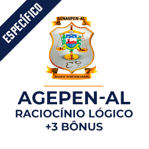AGEPEN - Polícia Penal de Alagoas  - Raciocínio Lógico para AGEPEN-AL