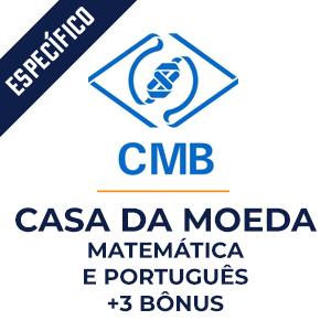 Matemática e Português para Casa da Moeda - CMB  - Dobradinha MPP do Básico ao Avançado