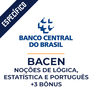 Noções de Lógico, Estatística e Português para BACEN  - Dobradinha MPP do Básico ao Avançado