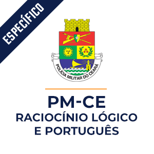 Raciocínio Lógico Matemático e Português para Soldado - PM-CE  - Dobradinha MPP do Básico ao Avançado