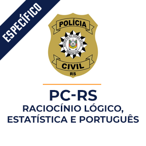 Raciocínio Lógico, Estatística e Português para PC-RS  - Aprenda com o Método MPP