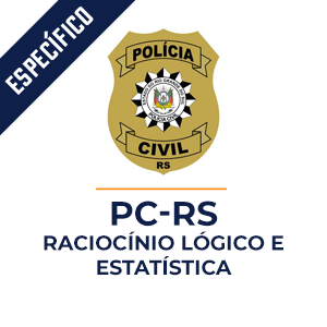 Raciocínio Lógico e Estatística para PC-RS  - Aprenda com o Método MPP